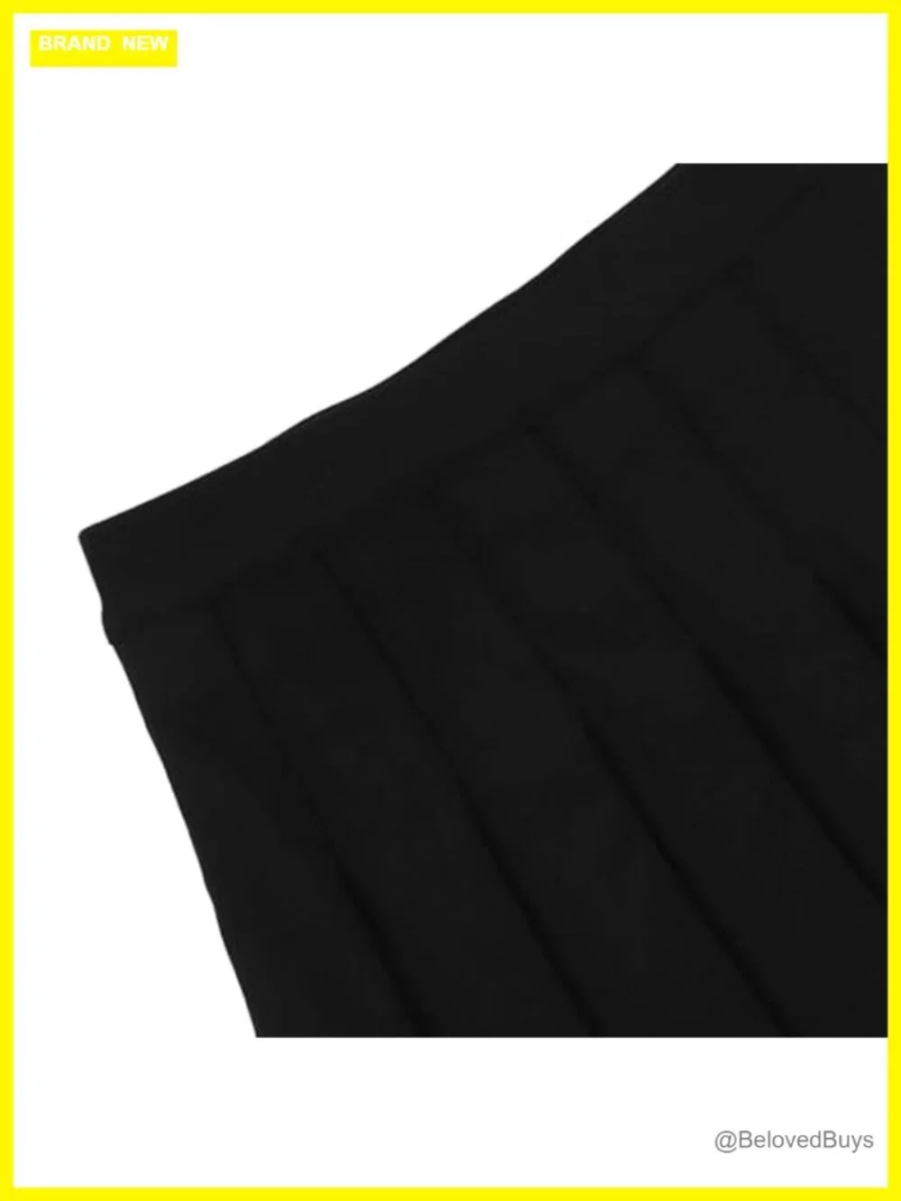 Pleated Mini Skort with Belt High Waist A-Line Goth Punk Y2K School Skirt